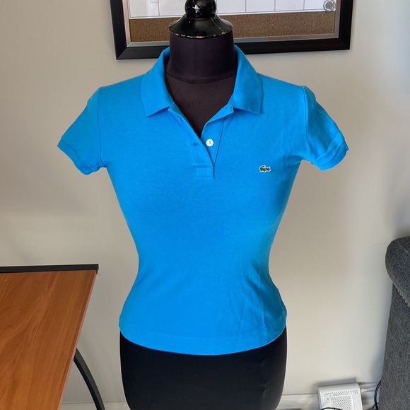 Lacoste Tops - Lacoste Blue Polo
